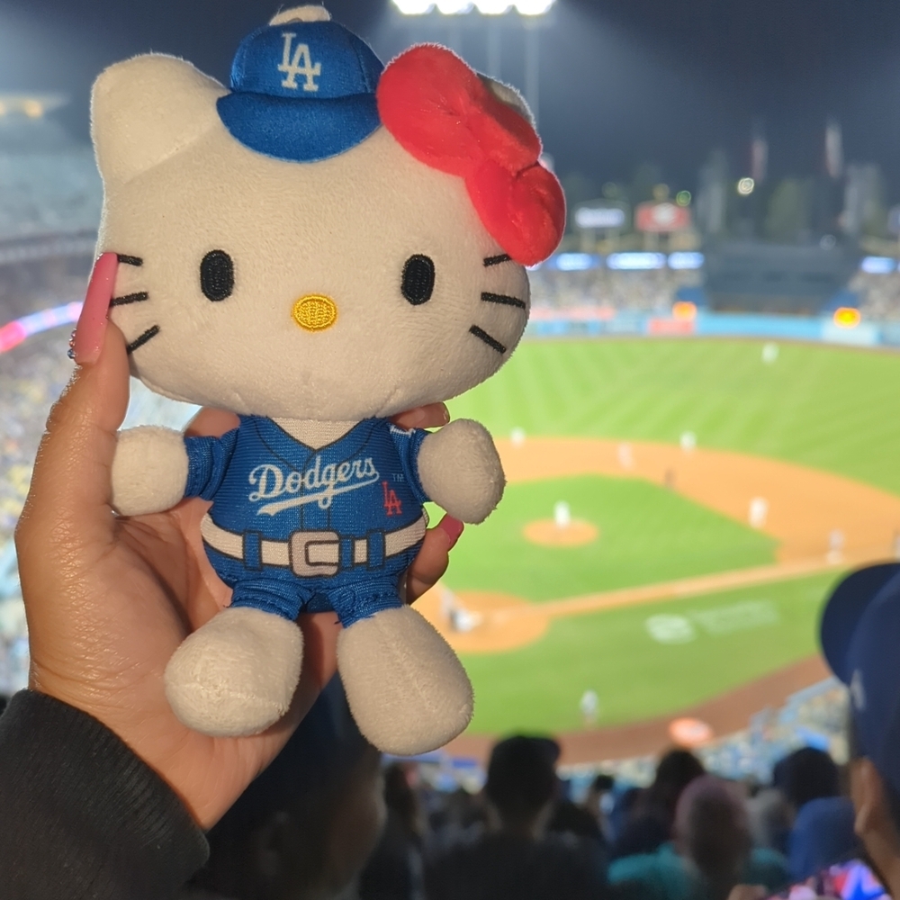 Hello Kitty Dodgers Plush Toy